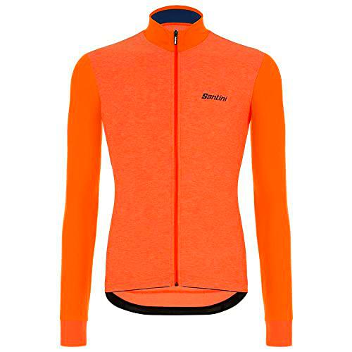 Santini Camiseta de Manga Larga Marca Modelo Colore Puro