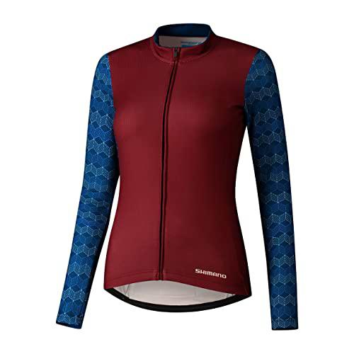 SHIMANO Maillot Marca Modelo W's Kaede Printed L.S. Jersey