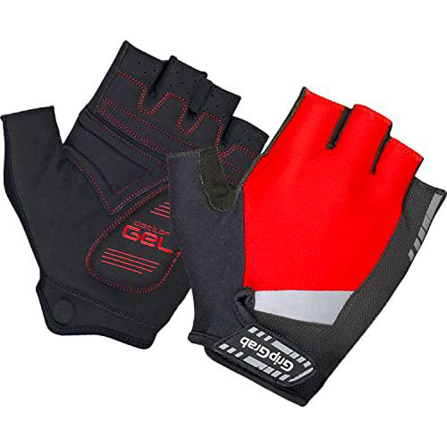 GripGrab Guantes de Ciclismo SuperGel de Verano Cortos Acolchado DoctorGel 6mm Mitones Sin Dedos Carretera MTB Unisex