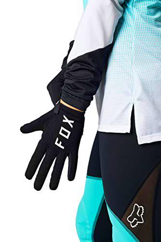 FOX Guantes Ranger para Mujer, Gel, Color Negro, Talla M