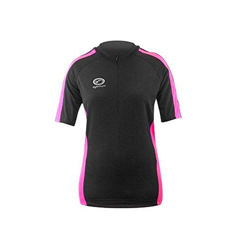 OPTIMUM - Maillot para Mujer,Talla 8, Color Negro/Rosa