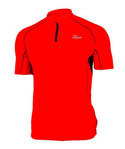 Rogelli - Maillot para Hombre, Talla 2XL, Color Rojo/Negro