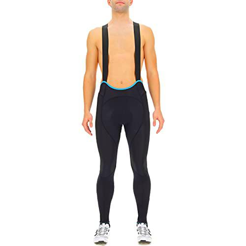 UYN Biking Race DEEPWINTER OW Long Shorts, Men's, Negro/Turquesa, XX-Large