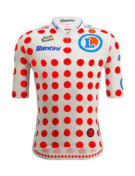 Santini Maillot Marca Modelo GPM Leader Jersey - Tour de France Official