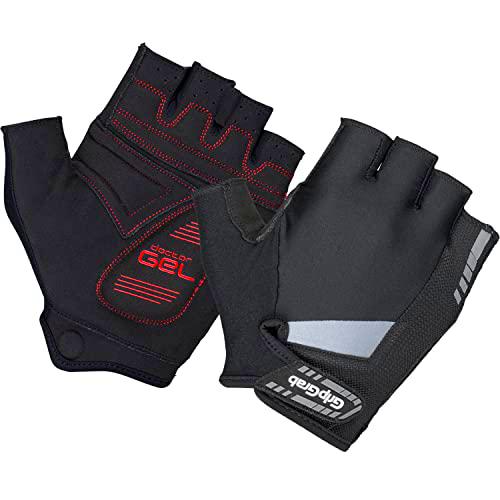 GripGrab Guantes de Ciclismo SuperGel de Verano Cortos Acolchado DoctorGel 6mm Mitones Sin Dedos Carretera MTB Unisex