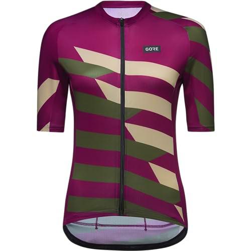 GORE WEAR Spirit, Jerseys, Mujer, Multicolore (Process Purple/Utility Green), 36