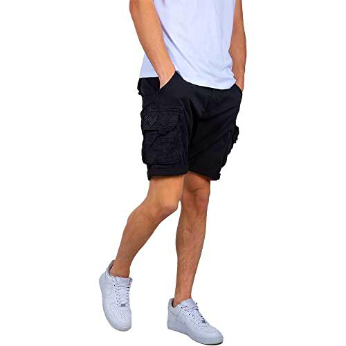 Alpha Crew Short Patch Industries Color 515-black/black para Hombre Talla 28