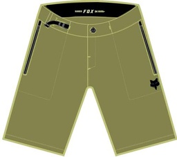 Fox Racing Pantalones Cortos de Ciclismo Fox Ranger Olive Green 38