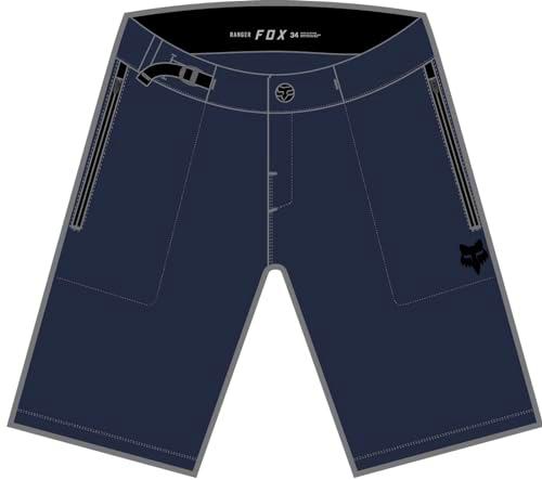 Fox Racing Pantalones Cortos de Ciclismo Fox Ranger Midnight 34 Unisex Adulto