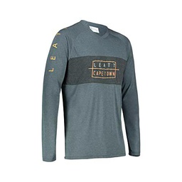 Leatt Maglia MTB Gravity 2.0, L, Coral, Maillot MTB Gravity 2 Unisexo, Grigio, L