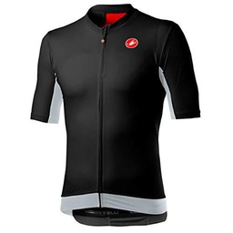 castelli Vantaggio Camiseta, Hombre, Light Black/Silver Gray, X-Large