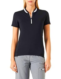 CMP - Camiseta ciclista elástica para mujer, Negro, S