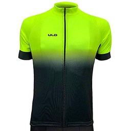 Uld Maillot Corto, Sport, Amarillo/Negro (Multicolor), m