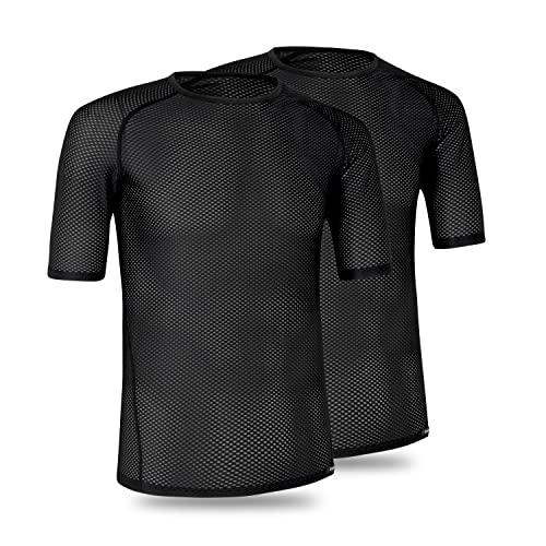 GripGrab Camiseta Interior de Manga Corta de Malla Ultraligera