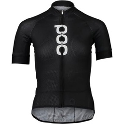 POC W's Essential Road Logo Jersey T-Shirt, Uranium Black/Hydrogen White, M Women's