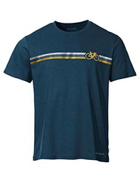 VAUDE Camiseta Ciclista para Hombre V, Dark Sea, Small