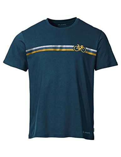 VAUDE Camiseta Ciclista para Hombre V, Dark Sea, Small
