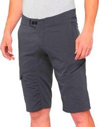 100% MTB WEAR RIDECAMP Shorts Charcoal-34 Pantalón Corto