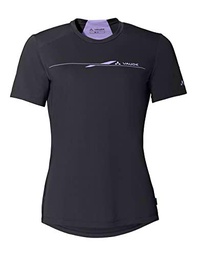 VAUDE Camiseta con Logotipo de Qimsa para Mujer, Negro, 40
