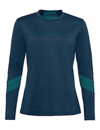 VAUDE Camiseta con Logotipo de Qimsa para Mujer, Dark Sea, 36