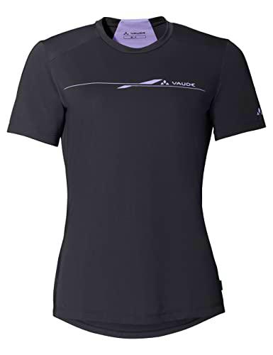 VAUDE Camiseta con Logotipo Qimsa para Mujer, Negro, 38