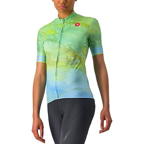CASTELLI 4523039-482 MARMO Jersey Women's T-Shirt Multicolor Baby Blue S