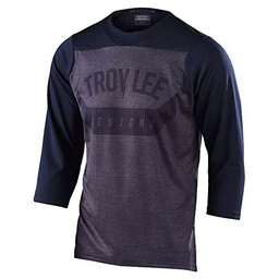 TROY LEE DESIGNS Maillot de Ciclismo para Hombre, Color Negro