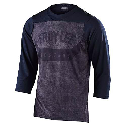 TROY LEE DESIGNS Maillot de Ciclismo para Hombre, Color Negro