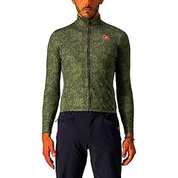 CASTELLI Camiseta Unlimited TH Sudadera, Verde Militar/Militar Claro
