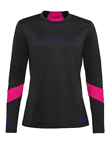 VAUDE Camiseta con Logotipo de Qimsa para Mujer, Negro, 42