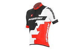 Massi Team Replica Maillot, Deportes y Aire Libre, Multicolor, L