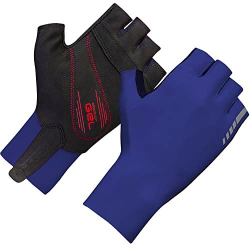 GripGrab Guantes de Ciclismo Cortos Aero TT Profesional Competición Acolchado 2mm DoctorGel Road MTB CX Contrarreloj