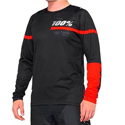 100% MTB WEAR R-Core Jersey Black/Red Maillot, Multicolor