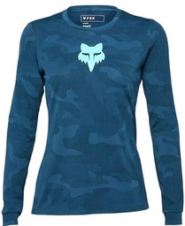 Fox Racing Maillot de Ciclismo de Manga Larga para Mujer Fox Lady Ranger TRU DRI Dark Vintage XS