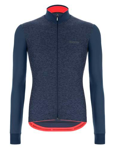 Santini Camiseta de Manga Larga Marca Modelo Colore Puro