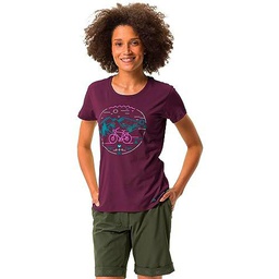 VAUDE Camiseta Ciclista de Mujer V, Morado, 36