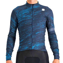 Sportful Cliff Sup TH JRS T-Shirt, Galaxy Blue Berry Blue Black, M Men's