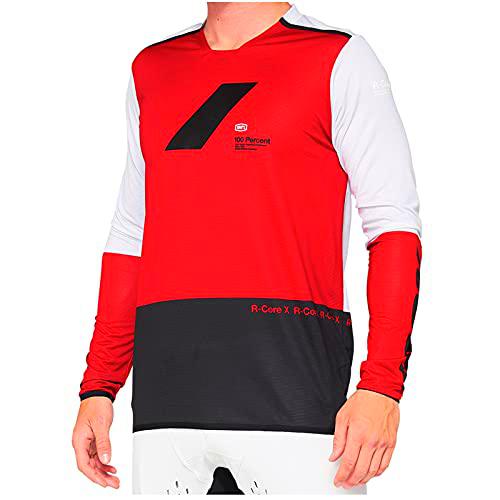 100% MTB WEAR R-Core X Jersey Cherry/Black, Multicolor
