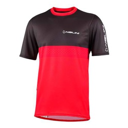 NALINI MTB Shirt T, Rojo/Negro, S para Hombre