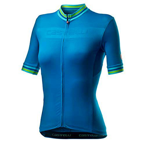 castelli Promessa 3 Camiseta, Mujer, Marine Blue, M
