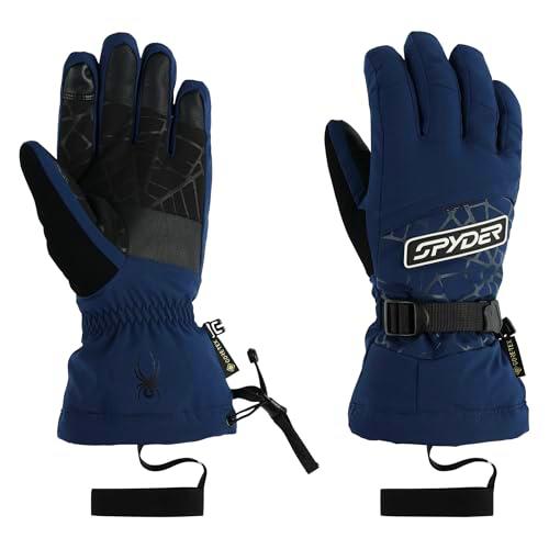 Spyder Guantes Overweb GTX, Hombre, True Navy, S