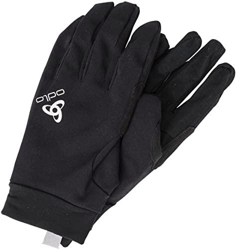 Odlo Handschuh-765940 Guantes, Negro, M Unisex Adulto
