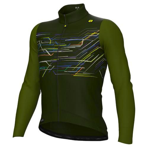 Alé Cycling PR.E Megabyte - Camiseta de Manga Larga para Hombre