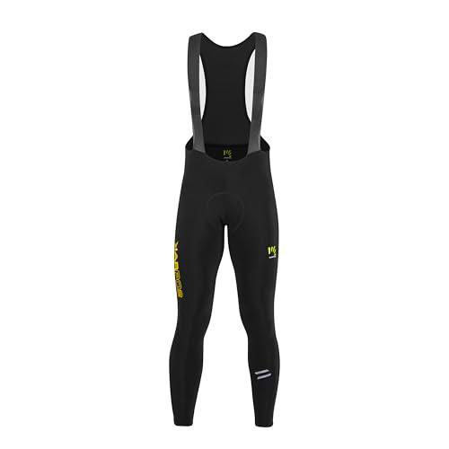 KARPOS 2521014-052 Verve WINT BIBTIGHT Short Cycling Dungarees Hombre Black/Sulphur Tamaño XL