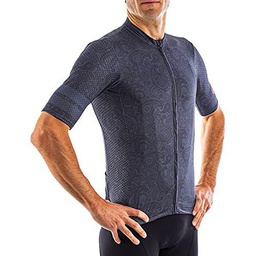 CASTELLI Maison Jersey Camiseta, Hombre, Azul Oscuro, S