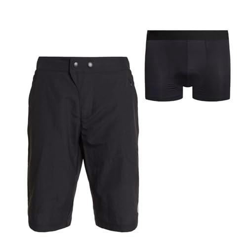 ATTABO Ryst 2w1 Atb-b5ap005-blk Pantalones Cortos, Negro