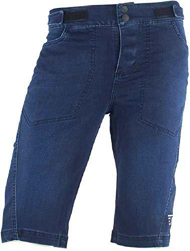 Jeanstrack Pantalon Vaquero Corto para Uso Deportivo en Tejido Jeans Elastico para Hombre (XL