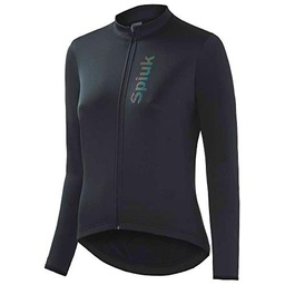 Spiuk Anatomic W Maillot M/L, Mujeres, Negro