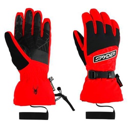 Spyder Guantes Overweb GTX, Hombre, Spyder Rojo, S