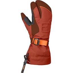 MER. FREERIDE 3 FINGER GLOVE M - C: clay orange T: XL
